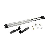 Amortiguador Del Capó 2 Uds Para Ford Para Kuga Para Escape 2013-2019 Capó Delantero Fibra Carbono Puntales Gas Amortiguador Soportes Elevación Resortes De Gas(Silver carbonfiber)