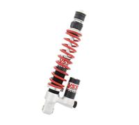 Amortiguador delantero YSS VU TOP-Line con botella para PIAGGIO VESPA GTS 125 / 250 / SUPER 09-16 | VESPA GTS 300 SUPER 08-16 Acero/Rojo/Negro