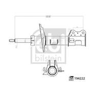 FEBI BILSTEIN Amortiguador para FIAT: Doblo (Ref: 194222)