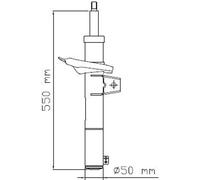 1 Amortiguador KYB 3348039 Excel-G adecuado para AUDI SEAT SKODA VW