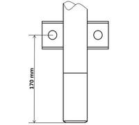 Amortiguador Eje delantero Espiga arriba 3348090 KYB para SEAT AUDI VW SKODA