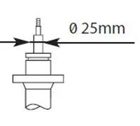Amortiguador Eje delantero Espiga arriba 335827 KYB para FIAT PEUGEOT CITROËN