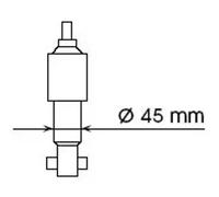 Amortiguador Eje delantero Espiga arriba 444102 KYB para NISSAN FORD