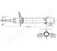 JAPANPARTS MM-00552 Amortiguador