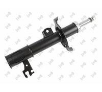 Amortiguador Eje delantero, izquierda Espiga arriba 232-01-051 ABAKUS para OPEL