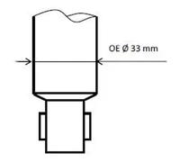 Amortiguador Eje trasero Espiga arriba 5530015 KYB para SEAT VW AUDI SKODA