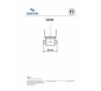 Amortiguador SACHS 318 202