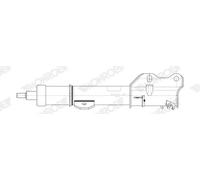 Amortiguador Espiga arriba G8822 MONROE para MERCEDES-BENZ VITO Tourer CLASE V