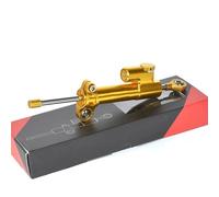 Amortiguador estabilizador de dirección Ajustable para Motocicletas Compatible con Honda CB900F, CB919, CB1000, CB 1000R, 1100, 1300 y 1300F. Estabilizador de Amortiguador(Gold)
