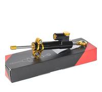 Amortiguador estabilizador de dirección Ajustable para Motocicletas Compatible con Honda CB900F, CB919, CB1000, CB 1000R, 1100, 1300 y 1300F. Estabilizador de Amortiguador(Blue Gold)