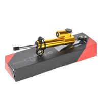 Amortiguador estabilizador de dirección Ajustable para Motocicletas Compatible con Honda CB900F, CB919, CB1000, CB 1000R, 1100, 1300 y 1300F. Estabilizador de Amortiguador(Gold Black)