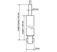 Amortiguador Excel-G KYB 3448024