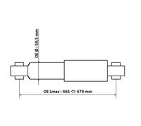 Amortiguador Excel-G KYB 3450023
