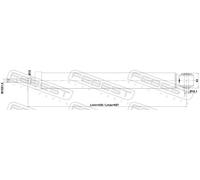 Amortiguador FEBEST 19110-003R