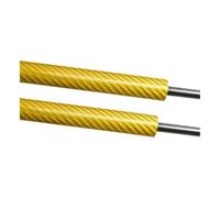 Amortiguador Gas Barras De Soporte Elevación Del Portón Trasero Amortiguador Hidráulico Para Corvette C4 (1984-1995)(Yellow carbon fiber)