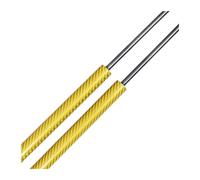 Amortiguador Gas Maletero Amortiguadore Maletero Para MG4 Para EV Para MG Mulan Hatchback Alerón 2022-2025 Soportes Elevación Portón Trasero Resortes Gas Amortiguadores(Yellow Carbon Fiber)