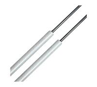 Amortiguador Gas Maletero Amortiguadore Maletero Para MG4 Para EV Para MG Mulan Hatchback Alerón 2022-2025 Soportes Elevación Portón Trasero Resortes Gas Amortiguadores(Silver Carbon Fiber)