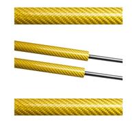 Amortiguador Gas Para Portón Trasero Resortes Maletero Soporte Elevación Para Nissan 350Z Coupé 35.º Aniversario Edición 2005 Con Alerón Pesado Amortiguadores Maletero(Yellow Carbon Fiber)