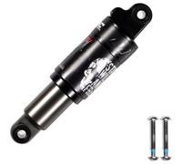 Amortiguador Ligero 175mm Aluminio Antióxido Negro | aceite-resorte, absorción impactos para suave, vibración reducida, 150mm viaje, conducción cómoda(200mm)