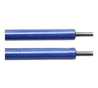 Amortiguador Maleteros 6895059076 6896059046 PM1041L-R Para Dodge Para Challenger 2008-2023 Coupe 10kg Alerón Automático Emergente Maletero Puntales muelle neumático maletero(BLUE CARBON FIBER)