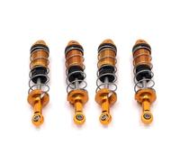Amortiguador Mejoras RC Para Max Sg116 16101 16102 Pro Amortiguador Hidráulico Delantero Trasero Muelles Accesorios Metálicos Mejorados Coches Control Remoto(Gold,4PCS)