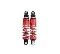 Amortiguador NIU Scooter Dirt Pocket Bike Quad Pitbike Motocicleta 250 270mm Amortiguador Suspensión Trasera Redonda Aceite Hidráulico GAS Ajuste(Red,270mm)