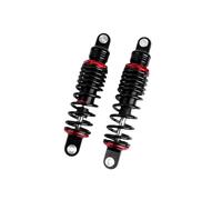 Amortiguador NIU Scooter Dirt Pocket Bike Quad Pitbike Motocicleta 250 270mm Amortiguador Suspensión Trasera Redonda Aceite Hidráulico GAS Ajuste(Black red,250mm)