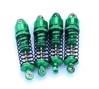 Amortiguador Para Arrma Para Granite Para Grom Para Typhon Para Mojave 1/18 1/14 Para Piezas Mejora 4 Amortiguadores Delanteros Traseros Metal(Green)