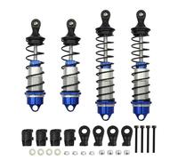 Amortiguador Para Arrma Para Mojave EXB Para Outcast Para Notorious Para Typhon Para Talion 1/7 1/8 Car 4 Set Amortiguador Delantero Trasero Hopup Piezas De Actualización(Blue)