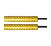 Amortiguador Para Ford Para Mustang 2015-2019 Auto Soportes Elevación Resorte Gas Para Maletero Trasero Puntales Gas Barras Varilla muelle maletero(Yellow Carbon Fiber)