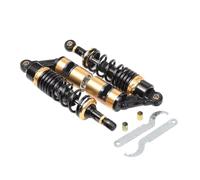 Amortiguador para motocross, Gokart, quad, ATV, color | Amortiguadores de aire traseros universales RFY de 280 mm para motocross, Gokart, quad, ATV, color negro y amarillo.