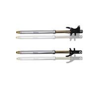 Amortiguador Para Msx125 Para M3 Para M5 Otros Electric Monkey Motocicleta 665mm 715mm Horquilla Delantera Doble Ajustable Amortiguador Hidráulico Delantero(715mm Silver)