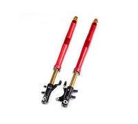 Amortiguador Para Msx125 Para M3 Para M5 Otros Electric Monkey Motocicleta 665mm 715mm Horquilla Delantera Doble Ajustable Amortiguador Hidráulico Delantero(665mm Red)