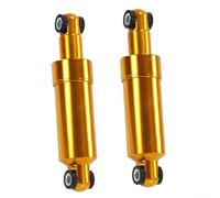 Amortiguador para patinete eléctrico, amortiguador hidráulico para rueda trasera compatible con patinete eléctrico Kugoo (dorado, 125 mm)