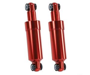 Amortiguador para patinete eléctrico, amortiguador hidráulico para rueda trasera compatible con patinete eléctrico Kugoo (red, 125 mm)