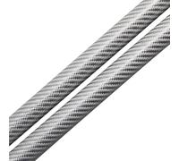 Amortiguador Para Toyota Para Mark II X90 1992-1996 Sin Alerón, Barra De Soporte De Elevación Del Maletero, Amortiguador De 265 Mm maletero gas(Silver carbon fiber)