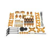 Amortiguador Para WLtoys 124019 1:14 144010 02 144001 1:12 Brazos Suspensión Delanteros R Bloque Dirección Varillaje Dirección Torre Amortiguación Amortiguador(Yellow)