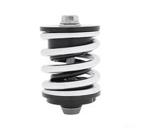 Amortiguador Plegable Aleación 66.8mm Resorte para acero Amortiguador | para construcción aleación, resorte para acero, absorbe vibraciones, 66.8x40mm, negro plata oro(Silver)
