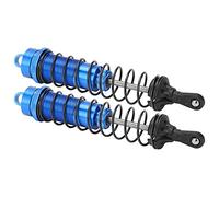 Amortiguador RC, 2 Piezas 1/8 140 mm Amortiguador Ajustable Relleno Compatible con TRAXXAS Slash 2WD RC Car(Azul) Model Car Accessories Accesorios De Modelos Amortiguador RC 1/8