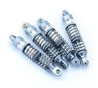 Amortiguador RC Coche Compatible con Traxxas para TRX4M para Bronco para Defender D90 D110 1/18 Piezas para Coche RC Crawler 4 Amortiguadores Delanteros Y Traseros De Metal