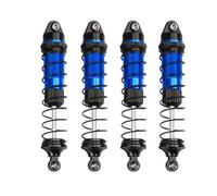 Amortiguador RC Compatible con Lo-si para LMT 1/18 Piezas De Mejora para Coche RC Crawler Accesorios 4 Amortiguadores De Aceite Ajustables De Aleación De Aluminio(Blue)