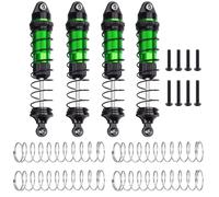 Amortiguador RC Compatible con Lo-si para LMT 1/18 RC Crawler Car Piezas De Actualización 4 Piezas De Aleación De Aluminio Ajustable Oi Amortiguador L Amortiguador(Green)