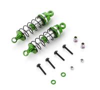 Amortiguador RC Compatible con LOSI para Mini-B para Mini-T 1/16 Piezas De Mejora para Coche Todoterreno RC Accesorios De Repuesto Amortiguador Delantero Roscado(Green)