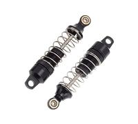 Amortiguador RC Compatible con Losi para Mini-T 2WD 1/18 Piezas De Mejora para Coche RC Y Camión Accesorios 2 Amortiguadores Delanteros Metálicos para Amortiguadores De Resorte(Black)