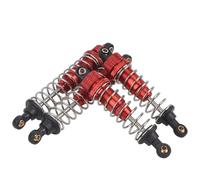 Amortiguador RC Compatible con Tamiya para TT-02B DF02 1/10 RC Car para Buggy para Chasis Piezas De Actualización Accesorios De Repuesto Amortiguadores De Aceite(Red)