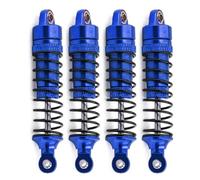 Amortiguador RC Compatible con TRAXXAS para LaTrax 7665 1/18 RC Crawler Car Upgrade Parts Accesorio Kit De 4 Amortiguadores Delanteros Y Traseros(Blue)