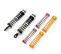 Amortiguador RC Compatible con TRX4 para SCX10 D90 1/10 Piezas De Mejora para Coche De Escalada RC Amortiguador con Cuatro Muelles De Repuesto, Distancia Entre Agujeros 88 Mm