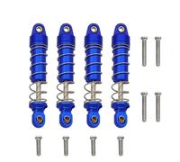 Amortiguador RC Compatible con TRX4M para TRX-4M 1/18 RC Car Upgrade Parts Tracked para Coche Modelo De Escalada Amortiguador De Aleación De Aluminio(Blue)