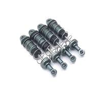 Amortiguador Rc Para HB ZP1001 ZP1002 ZP1003 ZP1004 ZP1008 1/10 4 Piezas Amortiguadores Metálicos Para Coche RC Piezas De Mejora Y Accesorios De Repuesto(Gray)