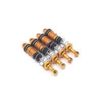 Amortiguador Rc Para HuangBo ZP1001 ZP1002 ZP1003 ZP1004 1/10 Actualización De Metal Externa Para Amortiguador De Resorte RC Piezas De Coche Accesorios Actualización Reemplazo(Yellow)